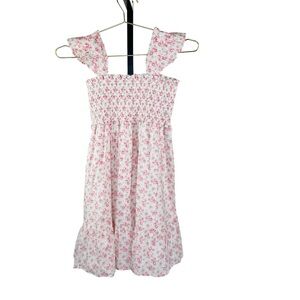 JANIE & JACK PINK ROSE FLORAL DRESS GIRLS 12 NWT